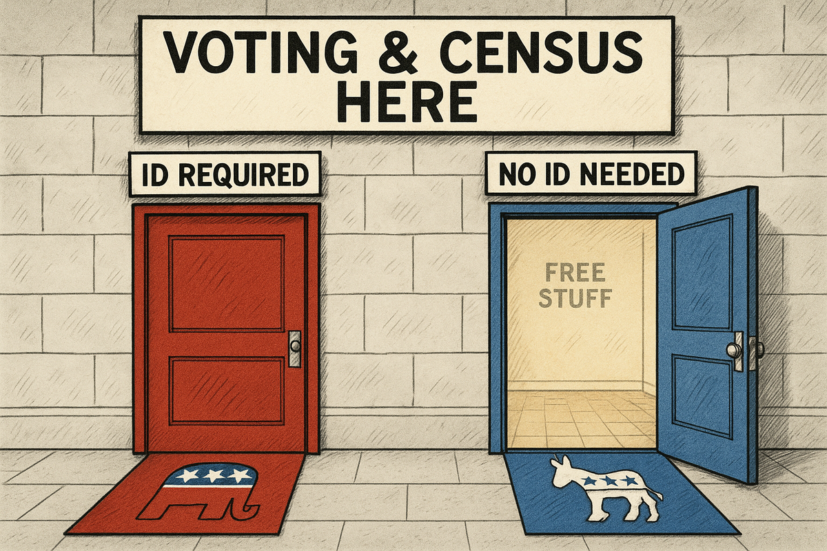 Why Voter ID and a Citizenship-Based Census Terrify the Left